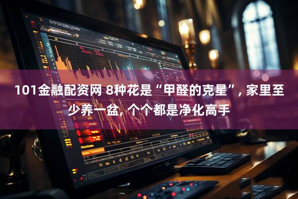 101金融配资网 8种花是“甲醛的克星”, 家里至少养一盆, 个个都是净化高手